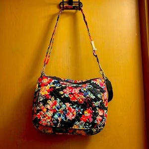 Vera Bradley multi color, cross over body bag. Removable & adjustable 2 straps
